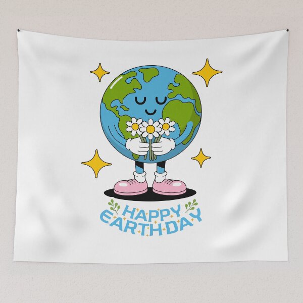 Item preview, Happy Earth Day – Cute Smiling Earth Sticker designed and sold by M.Store.