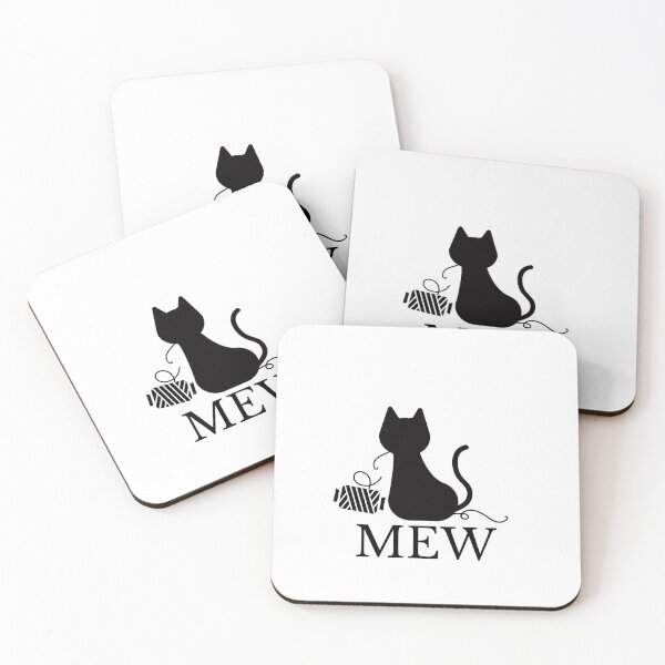 Item preview, Black Silhouette Cat Eating String  designed and sold by maddysmooncats.