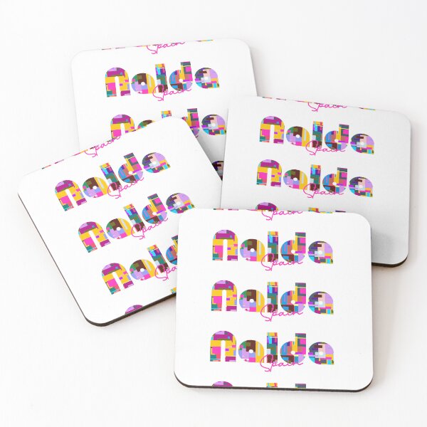 Item preview, Nalda, Spain, Vibrant Abstract City Typography Art designed and sold by Wanderful-roads.