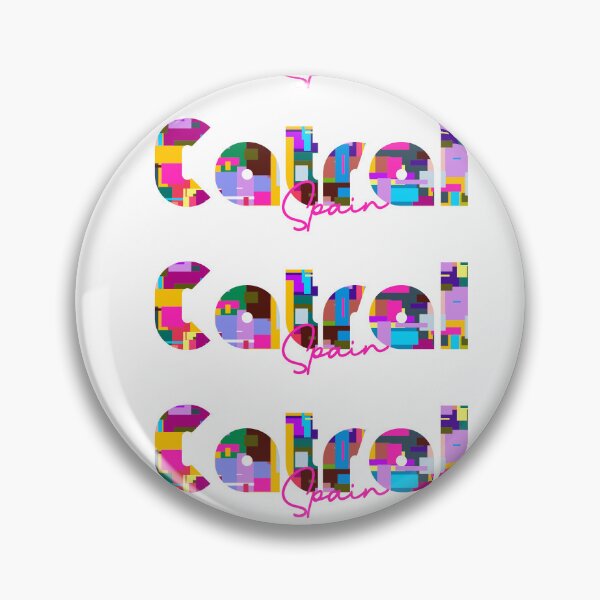 Item preview, Catral, Spain, Vibrant Abstract City Typography Art designed and sold by Wanderful-roads.