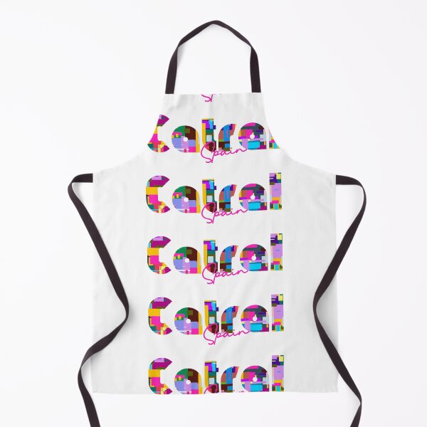 Item preview, Catral, Spain, Vibrant Abstract City Typography Art designed and sold by Wanderful-roads.