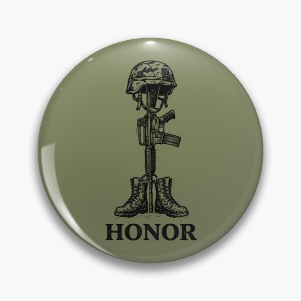 Item preview, Fallen Soldier Battlefield Cross Honor Remembrance Day designed and sold by SplashTastic.
