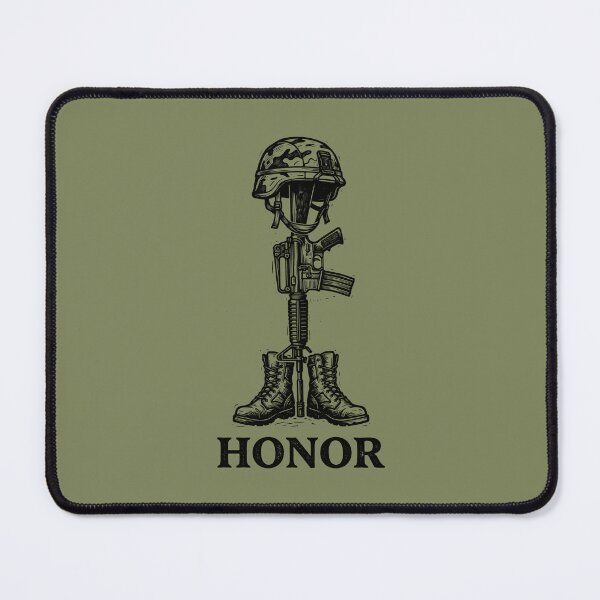 Item preview, Fallen Soldier Battlefield Cross Honor Remembrance Day designed and sold by SplashTastic.