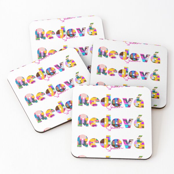 Item preview, Redován, Spain, Vibrant Abstract City Typography Art designed and sold by Wanderful-roads.