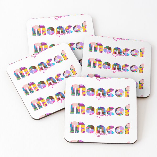 Item preview, Moncofa, Spain, Vibrant Abstract City Typography Art designed and sold by Wanderful-roads.