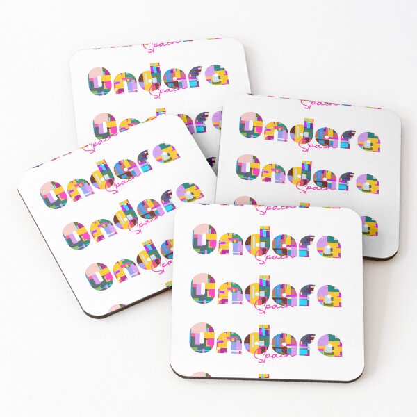 Item preview, Ondara, Spain, Vibrant Abstract City Typography Art designed and sold by Wanderful-roads.