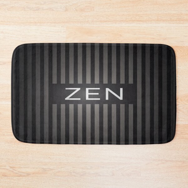 Item preview, Minimal Zen Text Design, Black Aesthetic Stripes, Calm Mindfulness Typography, Modern Minimal Style designed and sold by TheSlowShore.