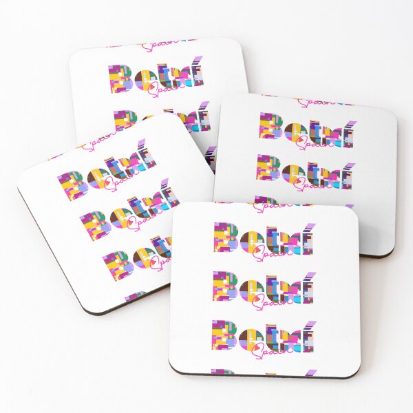 Item preview, Betxí, Spain, Vibrant Abstract City Typography Art designed and sold by Wanderful-roads.