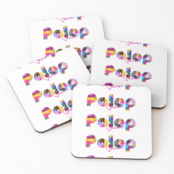 Item preview, Polop, Spain, Vibrant Abstract City Typography Art designed and sold by Wanderful-roads.