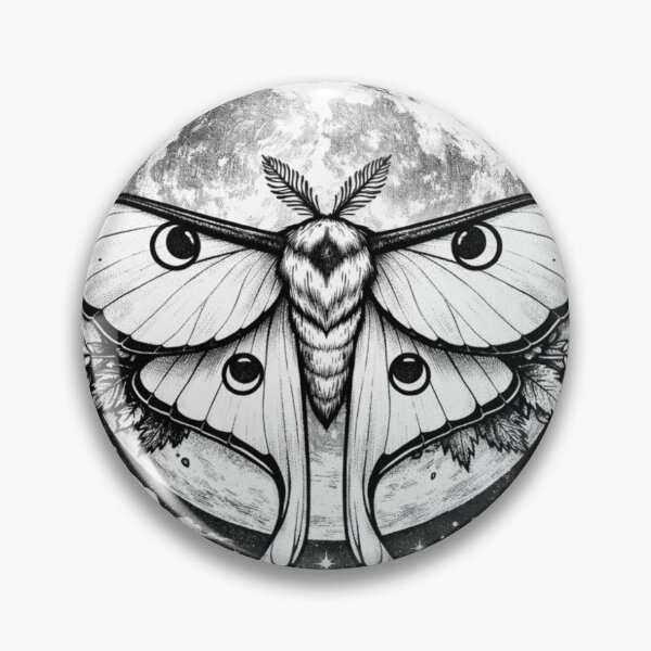 Item preview, Lunar luna Moth designed and sold by ArtfulSoules.