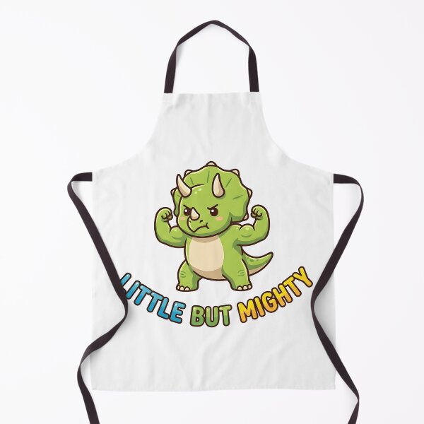 Item preview, Cute Dinosaur Little But Mighty Kids T-Shirt – Funny Dino Cartoon designed and sold by DIRTYSKETCHH.