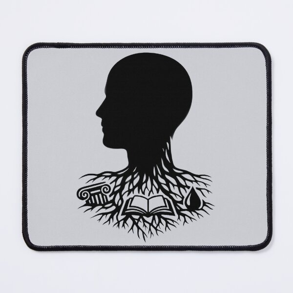 Item preview, Roots of Thought — Minimalist Mind & Knowledge Source Illustration designed and sold by PERSPECTIVERED.