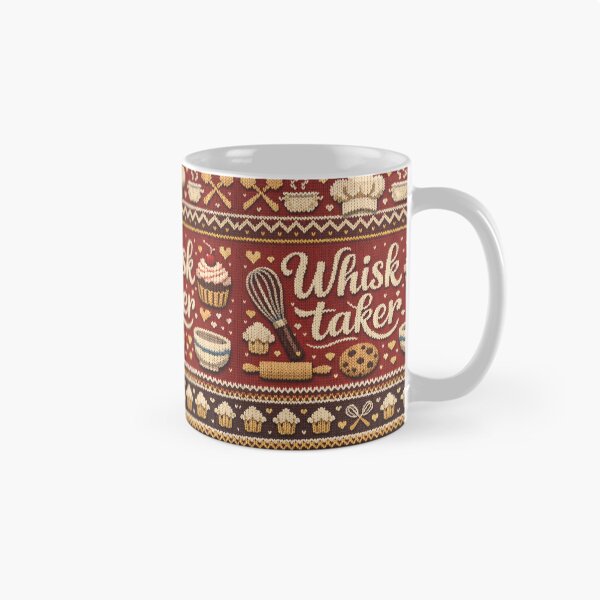 Item preview, Whisk Taker Baking Knitting Pattern Funny Wordplay designed and sold by Mauswohn.