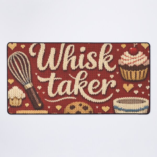 Item preview, Whisk Taker Baking Knitting Pattern Funny Wordplay designed and sold by Mauswohn.