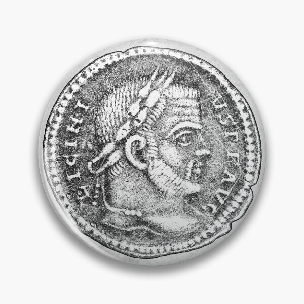 Item preview, Ancient Roman Denarius Coin Emperor Dark History Gothic Art designed and sold by Ghoul Enterprises.
