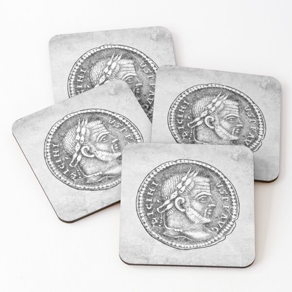 Item preview, Ancient Roman Denarius Coin Emperor Dark History Gothic Art designed and sold by Ghoul Enterprises.