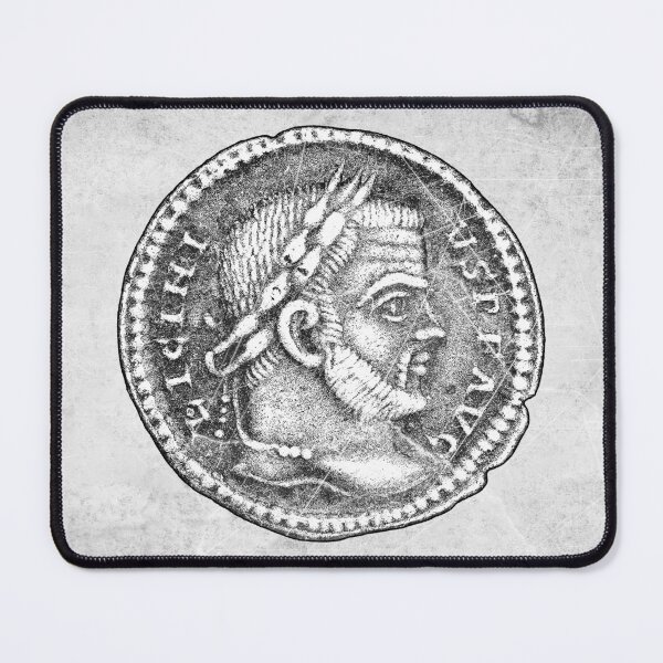 Item preview, Ancient Roman Denarius Coin Emperor Dark History Gothic Art designed and sold by Ghoul Enterprises.