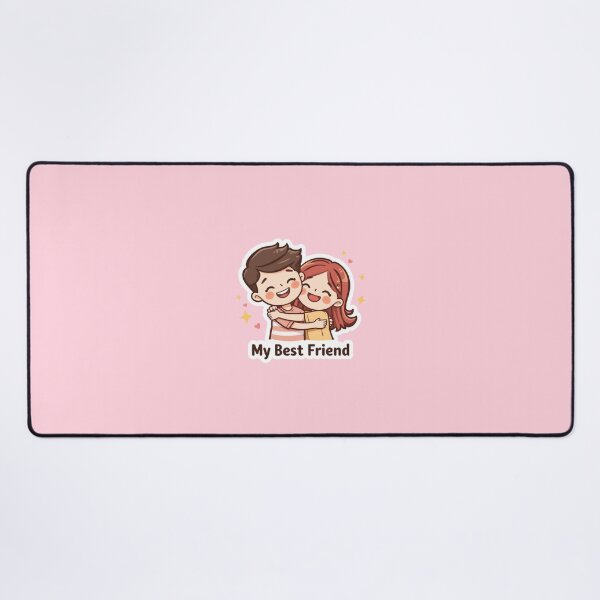 Item preview, My Best Friend Couple Sticker designed and sold by Digital_products_0111.