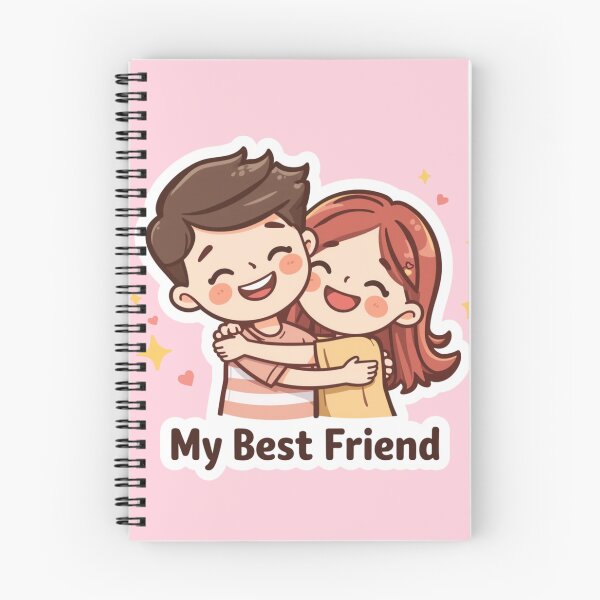 Item preview, My Best Friend Couple Sticker designed and sold by Digital_products_0111.