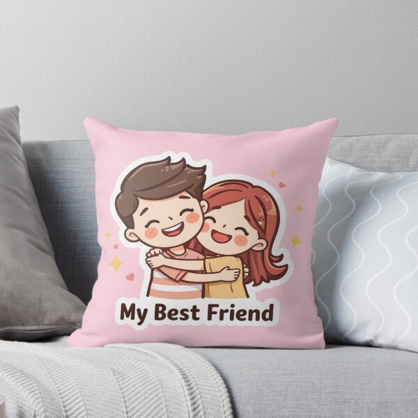 Item preview, My Best Friend Couple Sticker designed and sold by Digital_products_0111.
