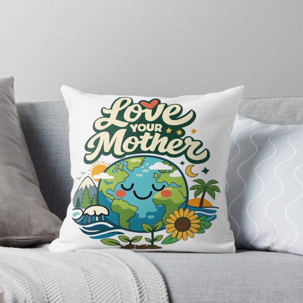 Artikelvorschau, „Liebe deine Mutter Erde“-Shirt – Umweltfreundliches Geschenk für Naturliebhaber entworfen und verkauft von Lu7u.
