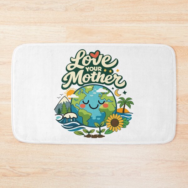 Artikelvorschau, „Liebe deine Mutter Erde“-Shirt – Umweltfreundliches Geschenk für Naturliebhaber entworfen und verkauft von Lu7u.