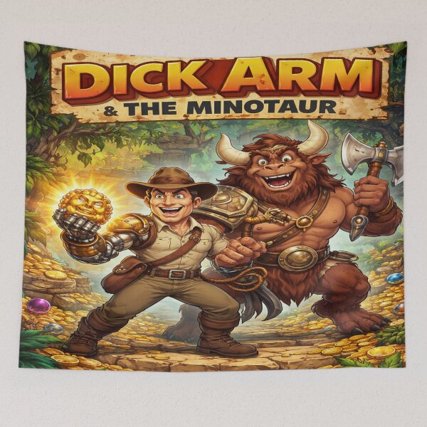 Item preview, Adventures With Dick Arm and the Minotaur designed and sold by HalcyonThings.