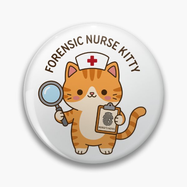 Item preview, Forensic Nurse Kitty - The Voice for the Voiceless designed and sold by officinelala.