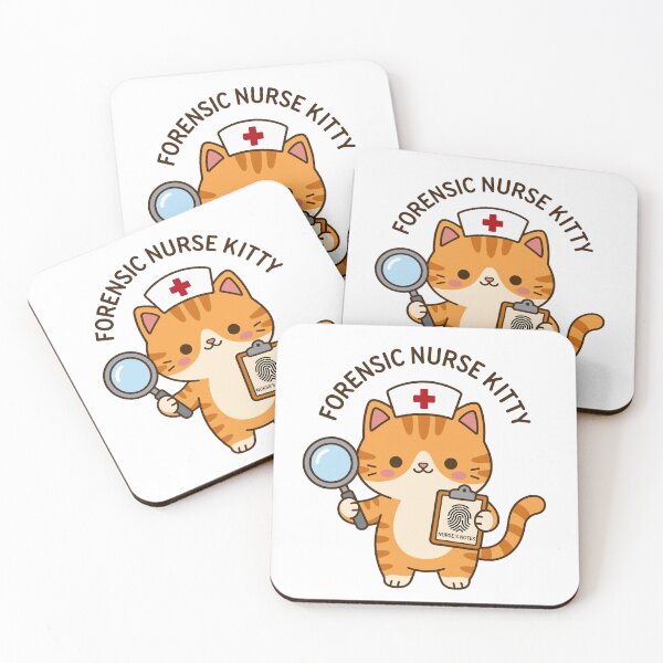 Item preview, Forensic Nurse Kitty - The Voice for the Voiceless designed and sold by officinelala.