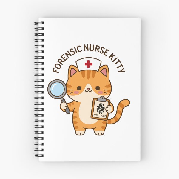 Item preview, Forensic Nurse Kitty - The Voice for the Voiceless designed and sold by officinelala.