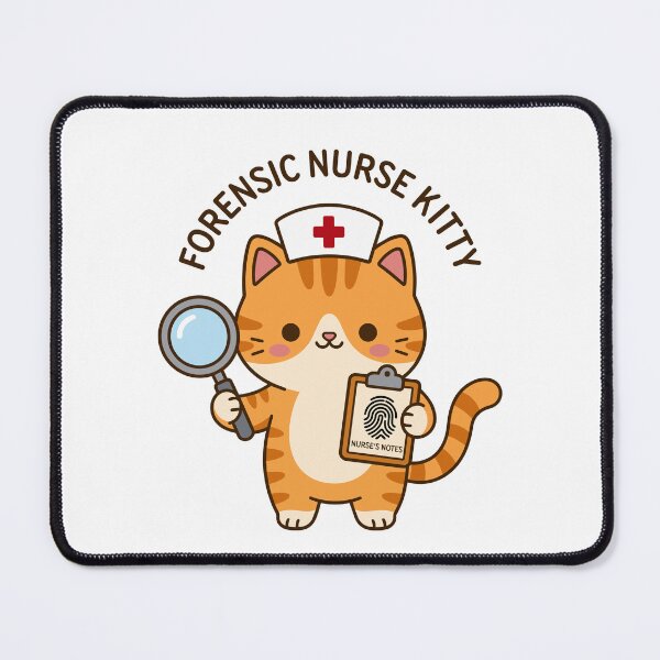 Item preview, Forensic Nurse Kitty - The Voice for the Voiceless designed and sold by officinelala.