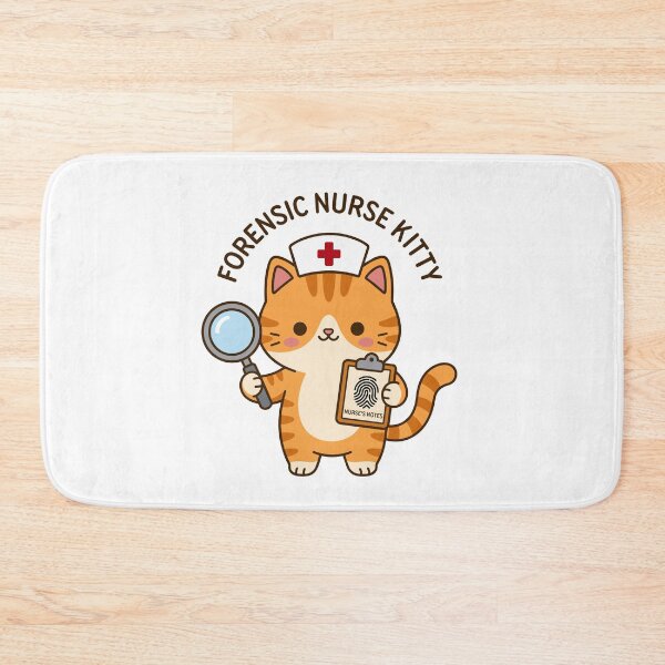 Item preview, Forensic Nurse Kitty - The Voice for the Voiceless designed and sold by officinelala.