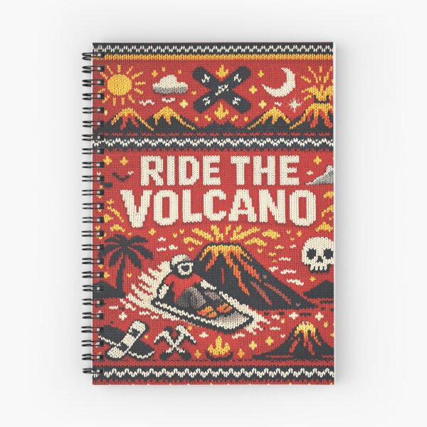 Item preview, Ride the Volcano: Volcano Boarding - Cool Knitting Pattern designed and sold by Mauswohn.
