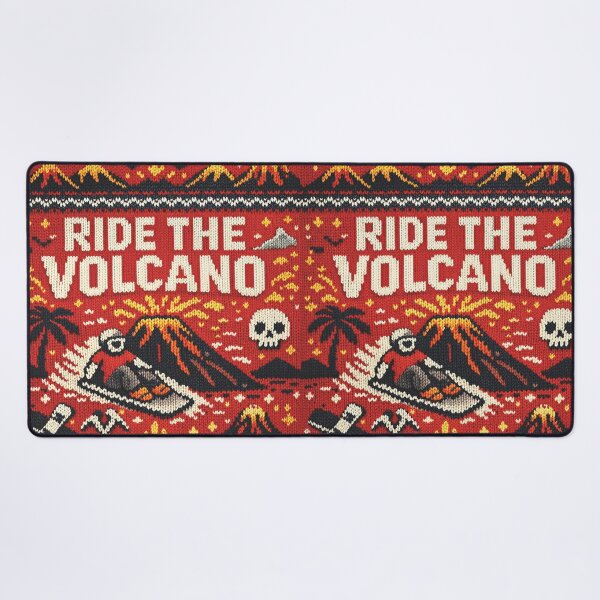 Item preview, Ride the Volcano: Volcano Boarding - Cool Knitting Pattern designed and sold by Mauswohn.