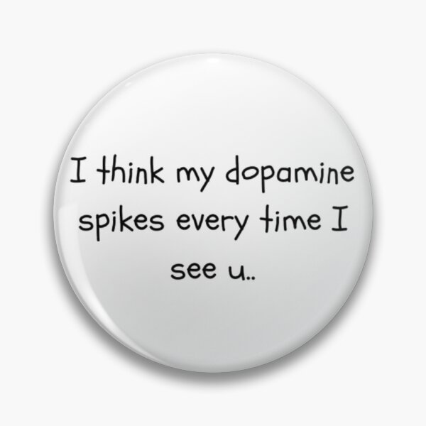 Item preview, Dopamine Spike Love – Cute Neurochemistry T-Shirt designed and sold by OffScripted.