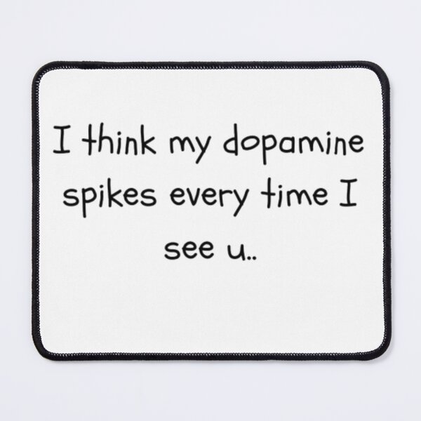 Item preview, Dopamine Spike Love – Cute Neurochemistry T-Shirt designed and sold by OffScripted.
