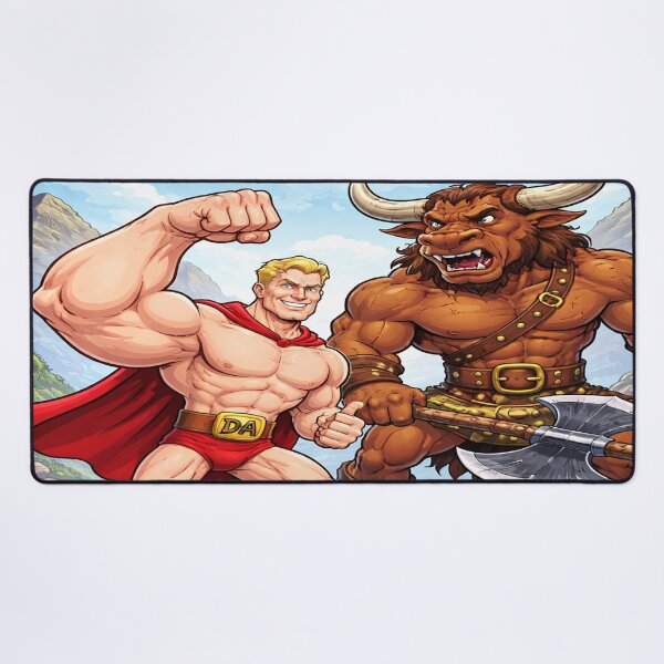 Item preview, Dick Arm and the Minotaur designed and sold by HalcyonThings.