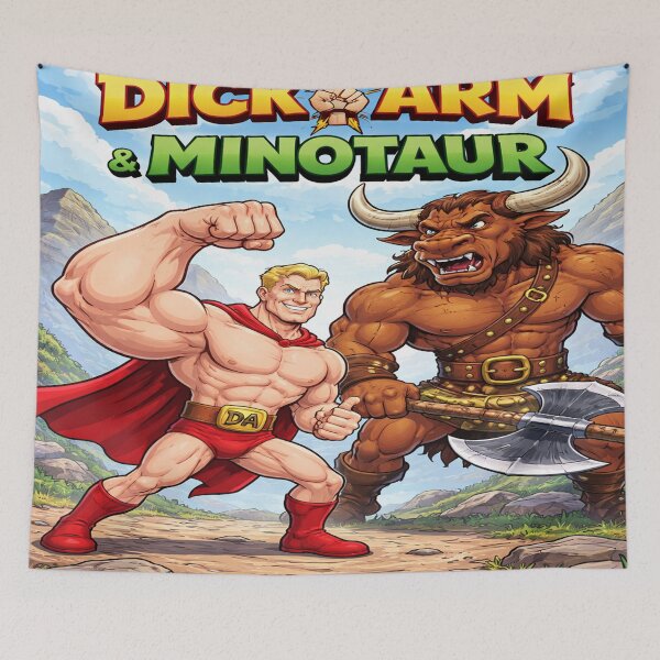 Item preview, Dick Arm and the Minotaur designed and sold by HalcyonThings.