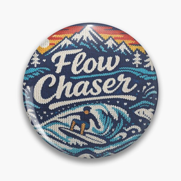 Item preview, Flow Chaser Surfing Wave Riding Cool Knitting Pattern designed and sold by Mauswohn.