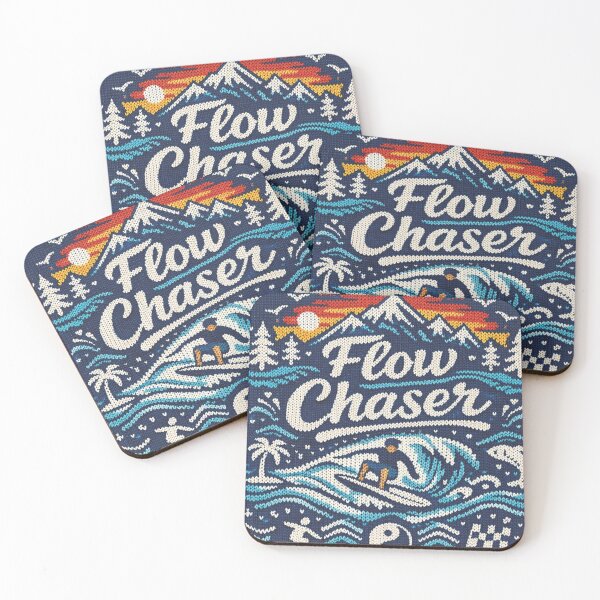 Item preview, Flow Chaser Surfing Wave Riding Cool Knitting Pattern designed and sold by Mauswohn.