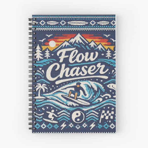 Item preview, Flow Chaser Surfing Wave Riding Cool Knitting Pattern designed and sold by Mauswohn.