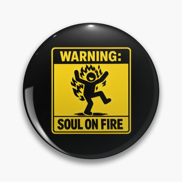 Item preview, Soul On Fire Christian Warning Sign Holy Spirit Pentecost designed and sold by SplashTastic.