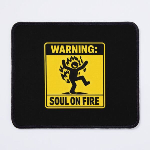 Item preview, Soul On Fire Christian Warning Sign Holy Spirit Pentecost designed and sold by SplashTastic.
