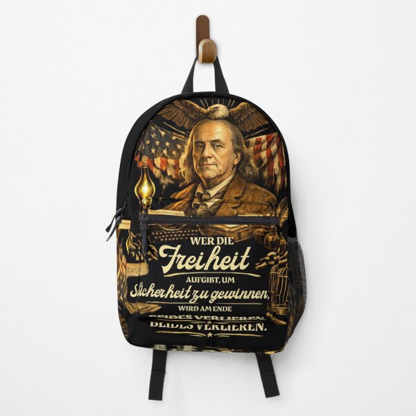 Item preview, Franklin Quote - Freedom and Security Design designed and sold by KI-Kunstwerk.