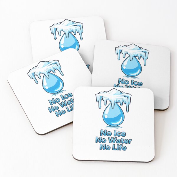Item preview, No Ice No Water No Life Climate Art designed and sold by Nuvoro Eco Awareness.