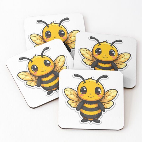 Item preview, Cute Chibi Bee Sticker Gift For Bee Lovers designed and sold by PuffyInk.
