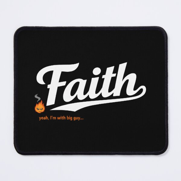 Item preview, Faith With Big Guy Humor Holy Spirit Christian Faith designed and sold by SplashTastic.