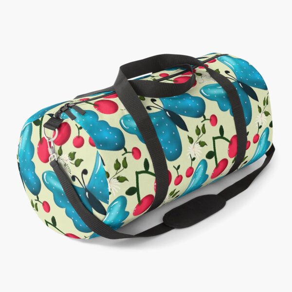 Item preview, Cute Cherry Butterfly Pattern, Glossy Kawaii Fruit Floral Seamless Design, Pink Aesthetic Summer Cute Pattern designed and sold by HopeAndHustle.