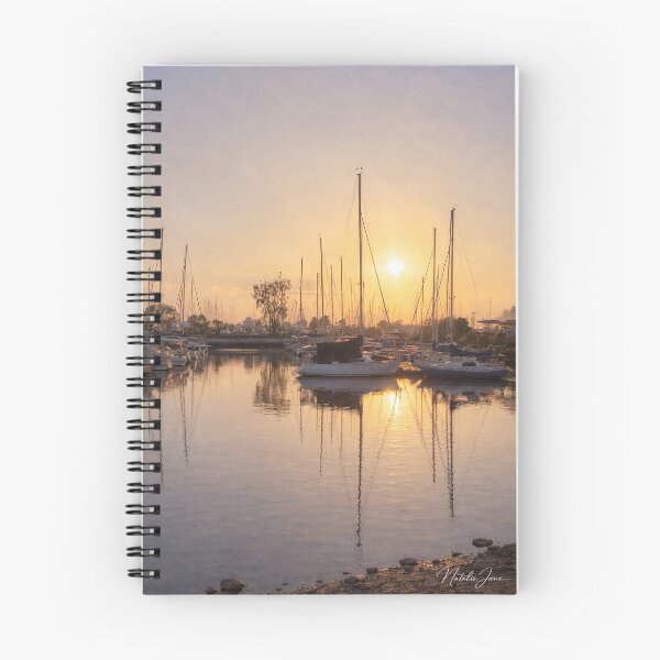 Item preview, Sailboats at Dawn Australian Coastal Art designed and sold by NJEditions.