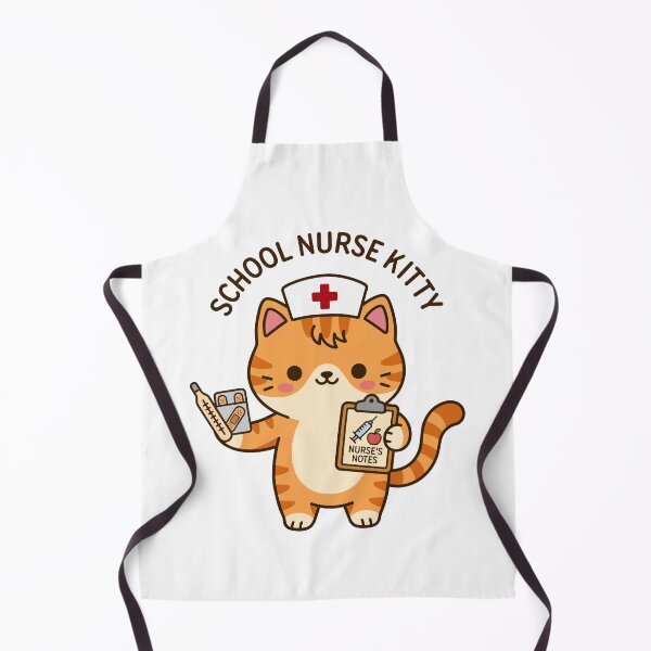 Item preview, School Nurse Kitty - Nurse for All the Small Humans designed and sold by officinelala.